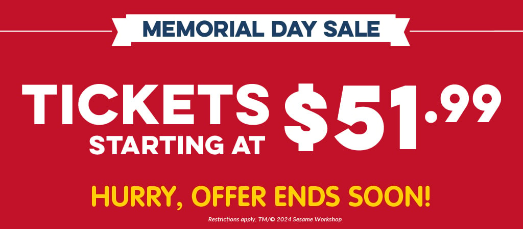 Memorial Day Sale: Tickets starting at $51.99