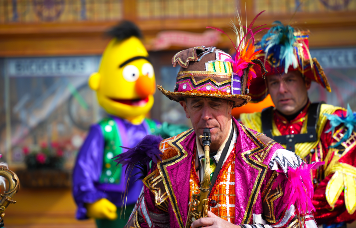 Mummers Band player.