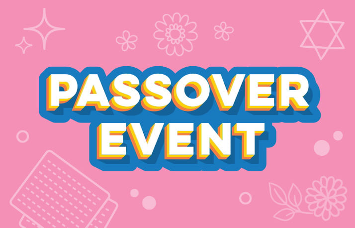 Passover event logo 2024 SPL.
