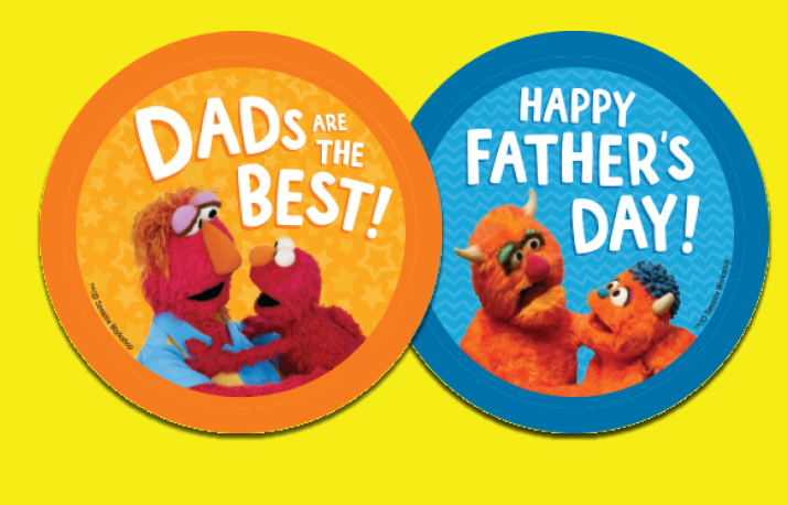 Fathers day stickers.