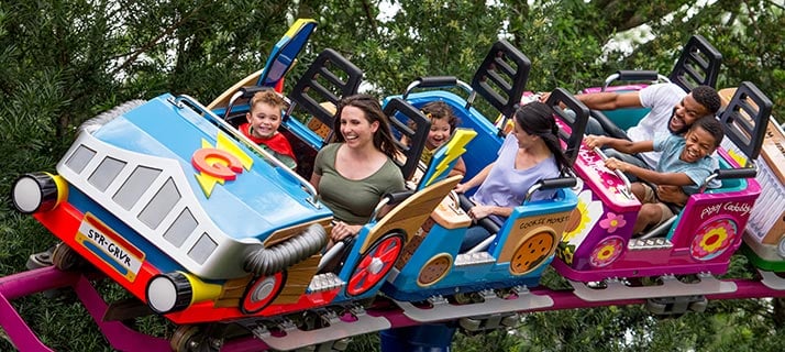 Super Grovers Box Car Derby at Sesame Place San Diego