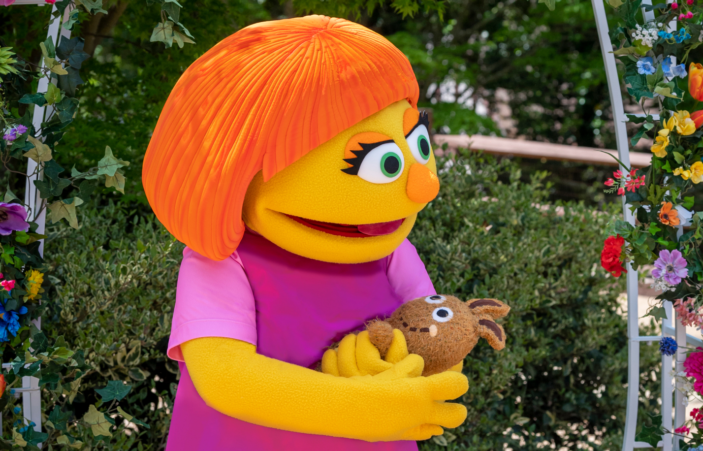 Julia Sesame Street Character