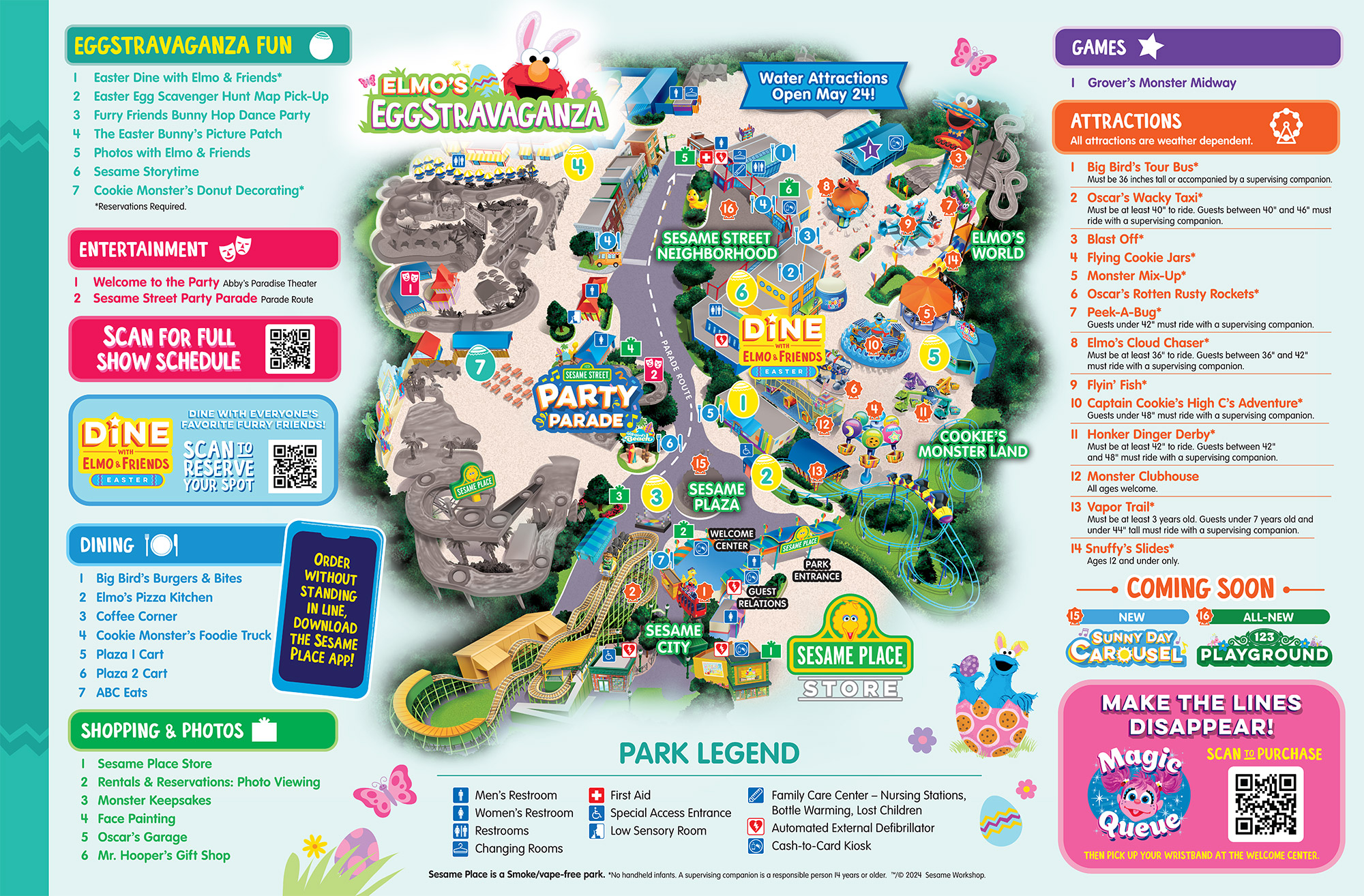 Theme Park Map & Downloadable App | Sesame Place