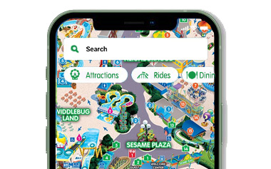 Sesame Place App Map