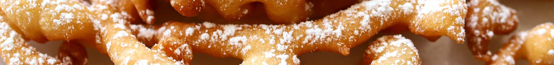 Cookie Monster Funnel Cakes