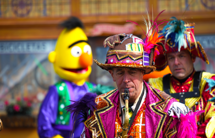 Mummers Band Pre-Parade Performance