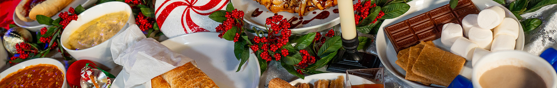 Christmas menu items