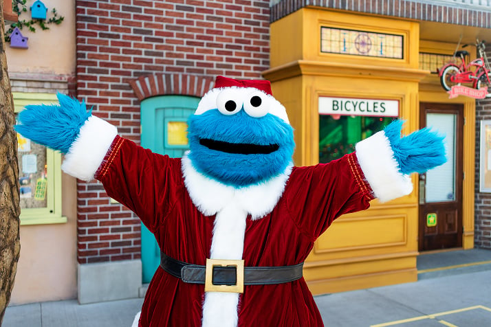 Santa Cookie Monster