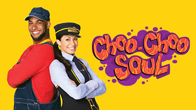Choo choo sould logo with conductors.