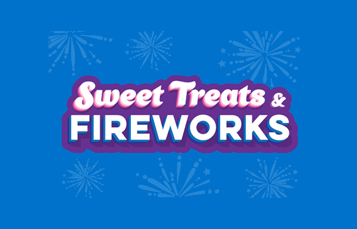 sweet treats and firewoks
