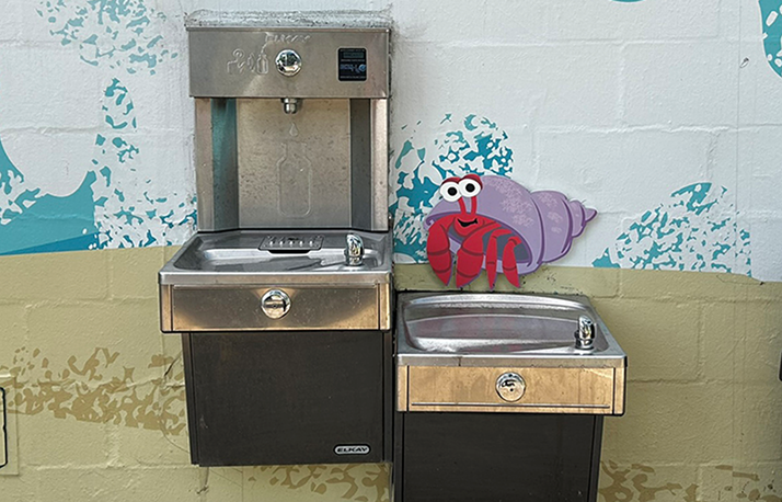 water filling station