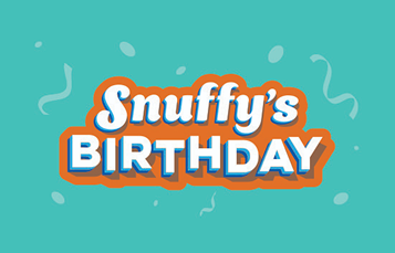 snuffys birthday.