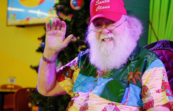 Santa at the Santa Dine.