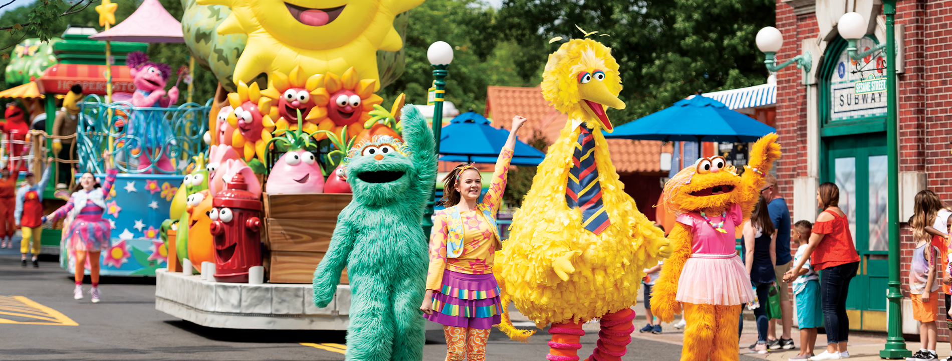Sesame Street Party parade
