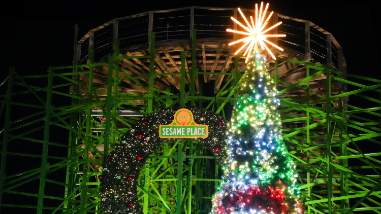 Sesame Place Christmas Tree