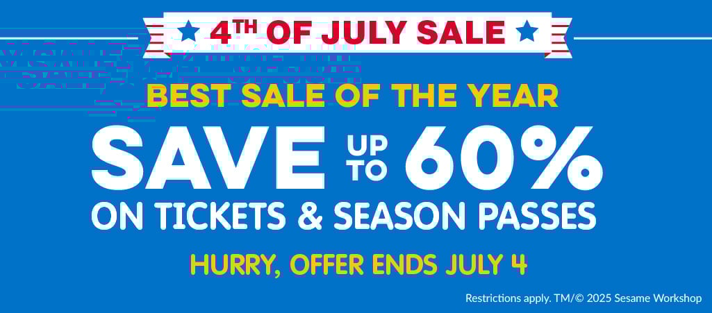 Save up to 60% on Tickets & Season Passes