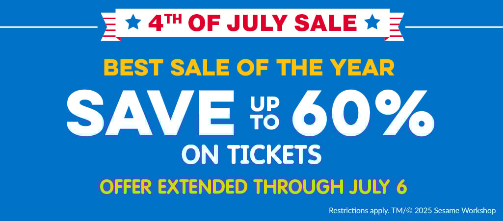 Save up to 60% on Tickets