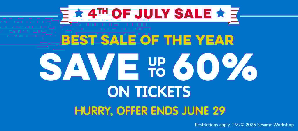 Save up to 60% on Tickets