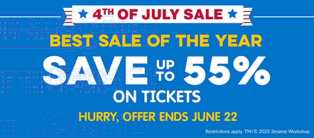 Save up to 55% on tickets