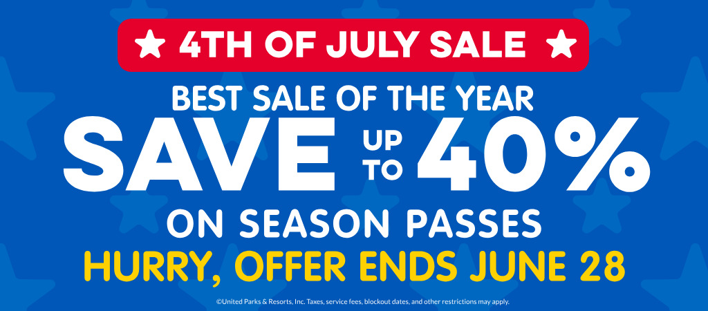 Save up to 40% on Season Passes
