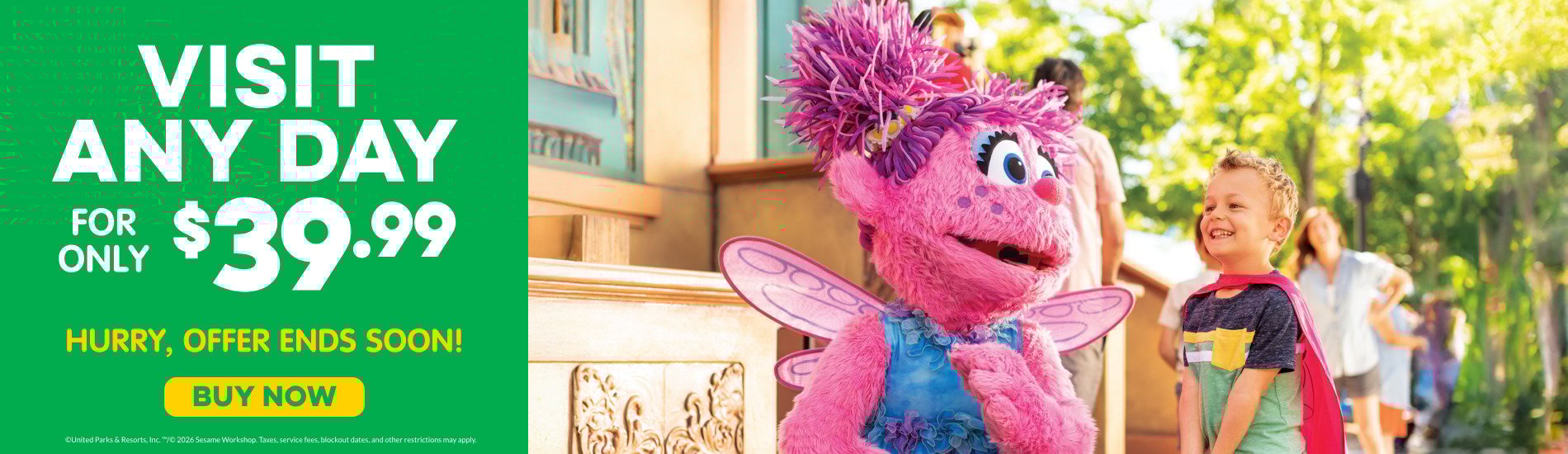 Visit Any Day For Only $39.99