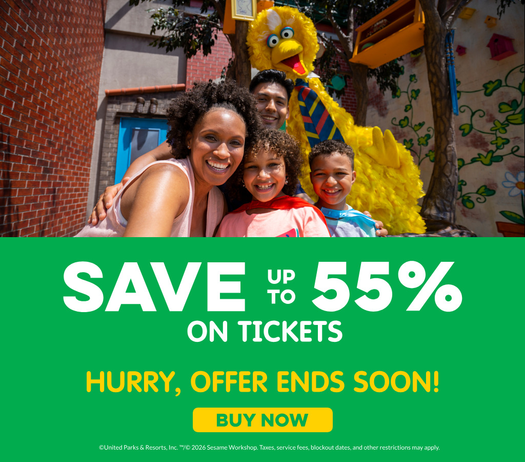 Save up to 55% on Tickets