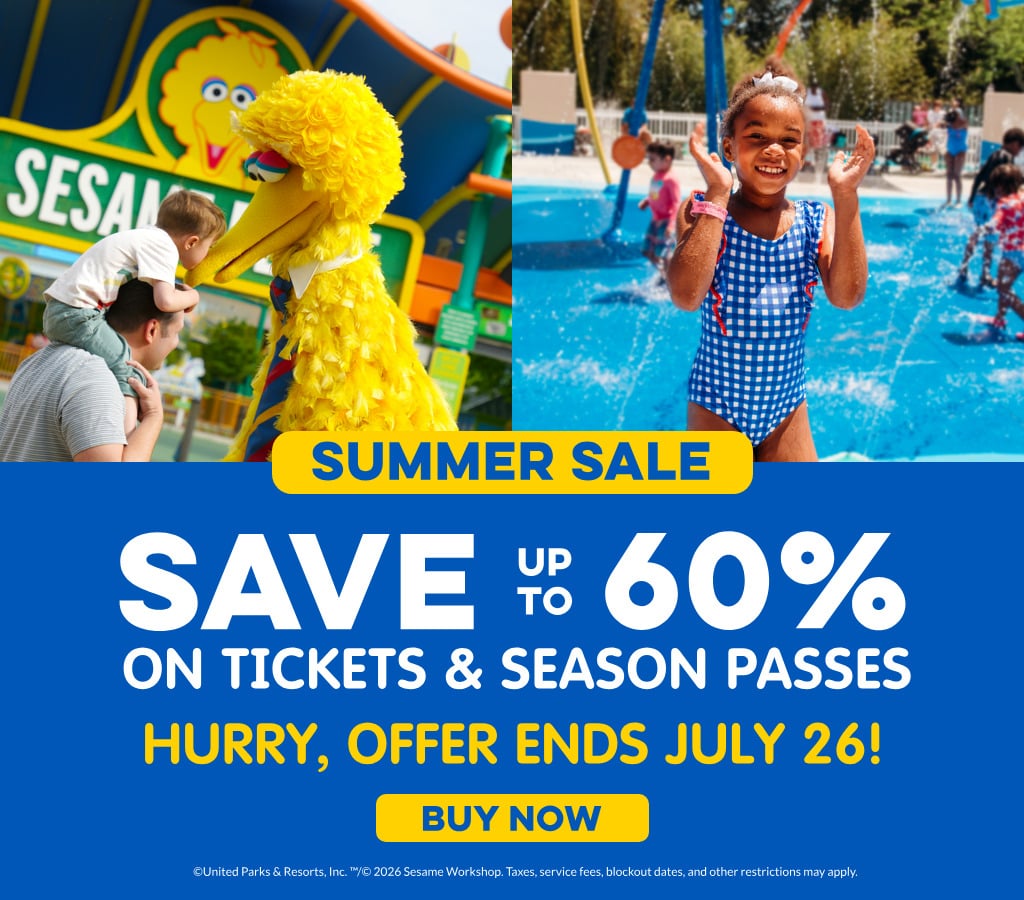 Save up to 60% on tickets & season passes