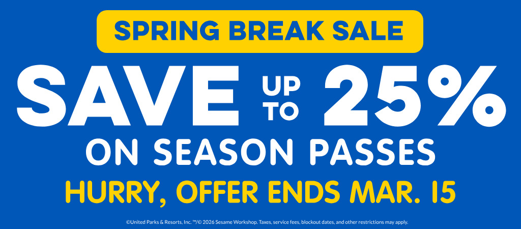 Save up to 25% on Season Passes