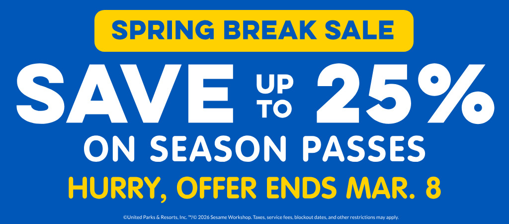 Save up to 25% on Season Passes