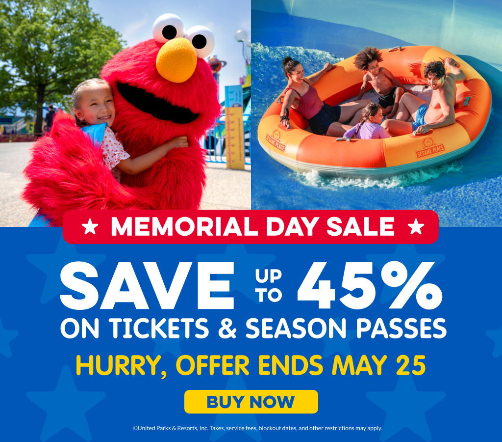 Save up to 45% on Tickets & Season Passes