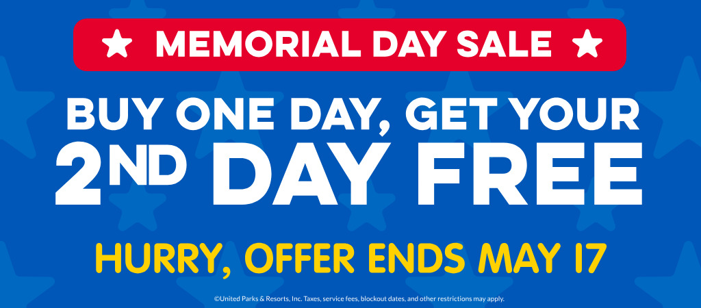 Buy One Day, Get Your 2nd Day Free