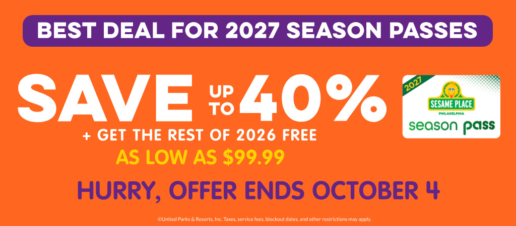 Save up  to 40% on Season Passes