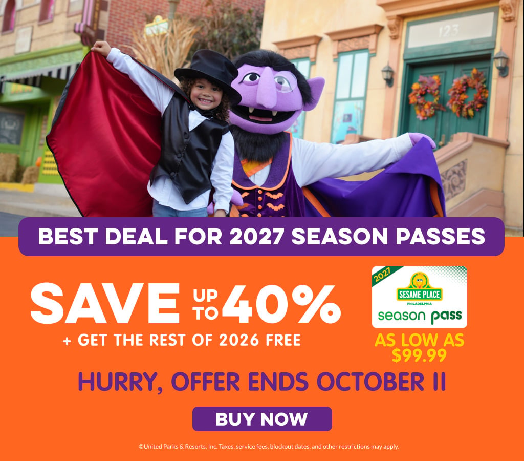 Save up  to 40% on Season Passes