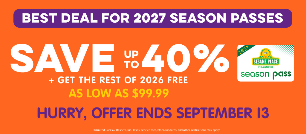 Save up to 40% on Season Passes