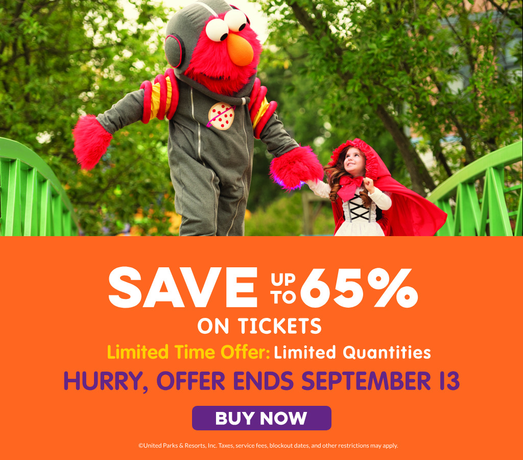 Save up to 65% on Tickets