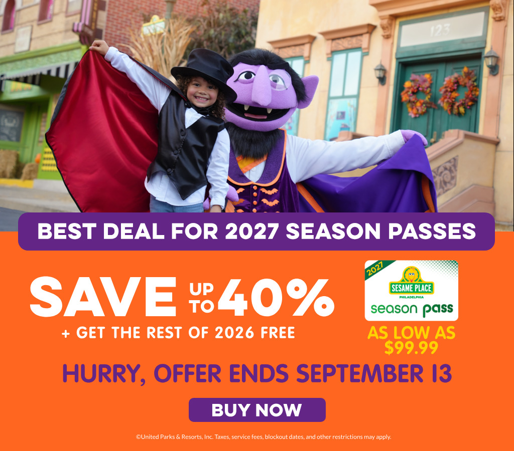 Save up to 40% on 2027 Season Passes