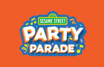 Sesame street party parade.