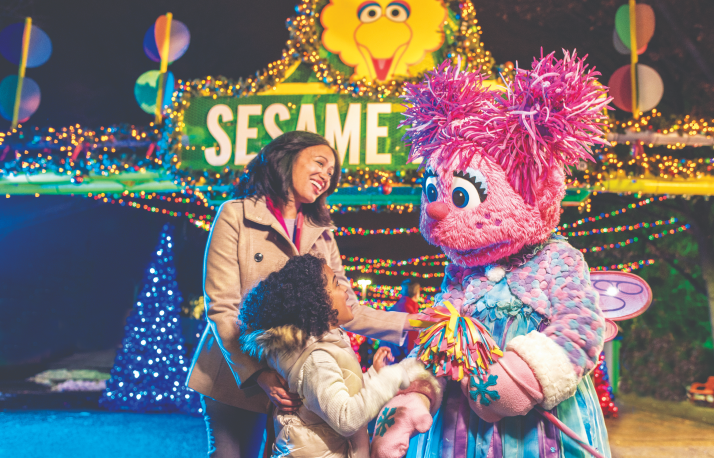 Girl and mom with Abby
