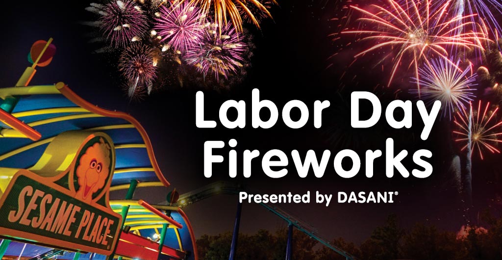Labor Day Fireworks at Sesame Place