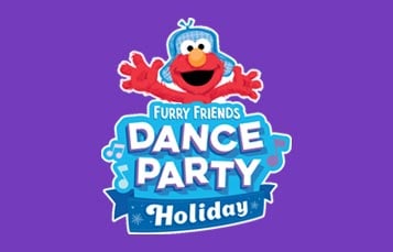 Furry Friends Holiday Dance Party Logo