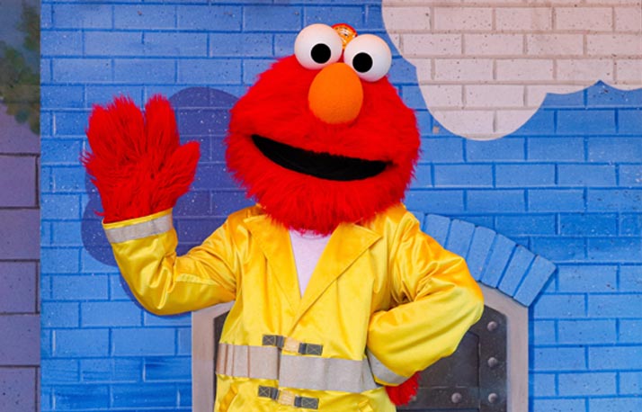 Elmo during First Responders Weekend