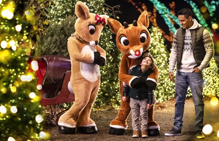 Meet Rudolph at Sesame Place Philadelphia