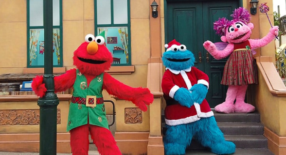 Christmas Sesame Street Friends