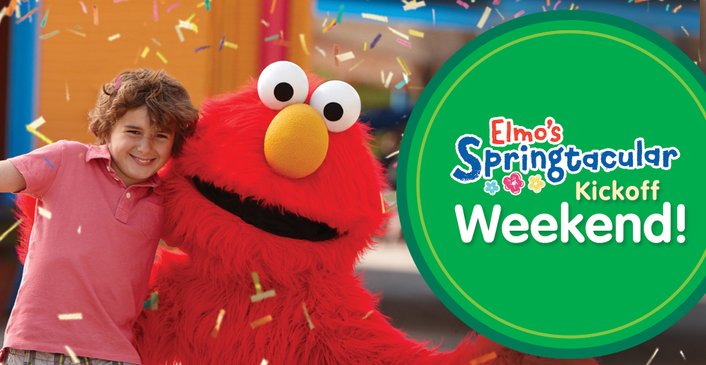 Elmo's Springtacular Kickoff Weekend In Langhorne, PA I Sesame Place