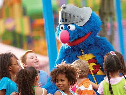 Sesame Place Philadelphia Super Grover Kids Group