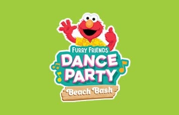 Furry Friends Dance Party Beach Bash logo