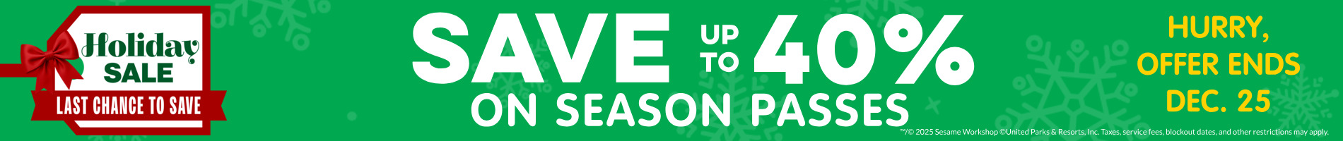 Sesame California Holiday Sale