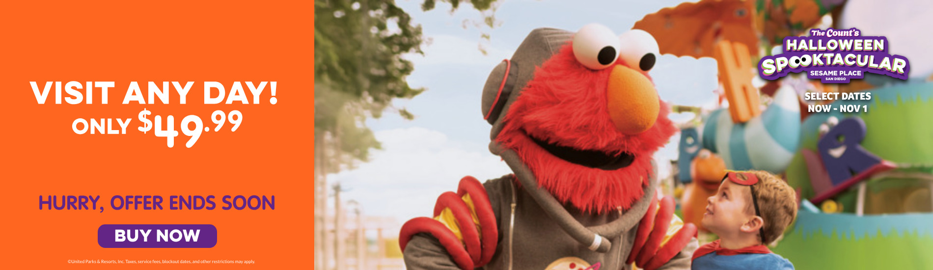 Save on Admissions at Sesame Place San Diego
