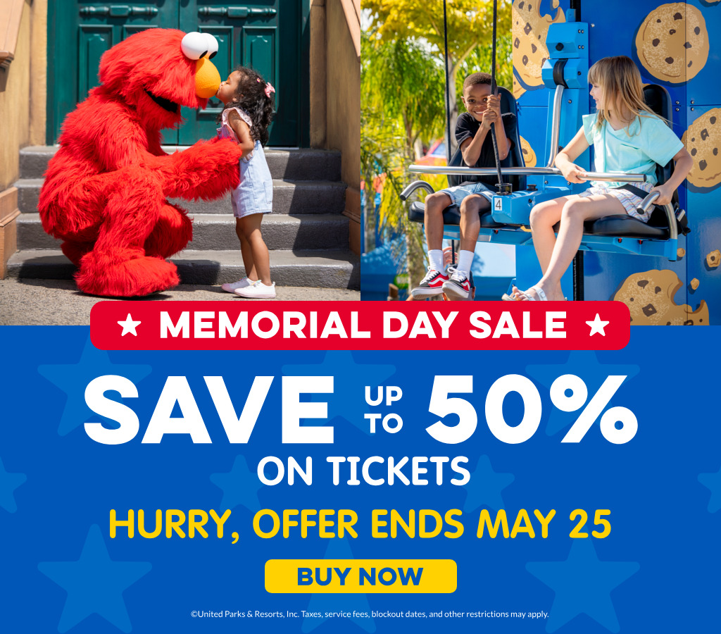 Memorial Day Sale: Save up to 50% on tickets