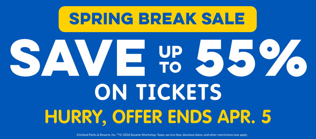 Save up to 55% on Tickets